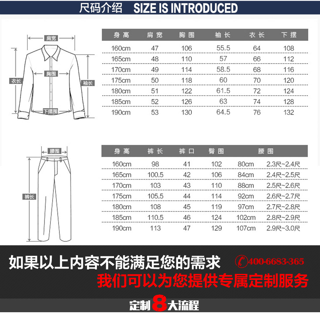 中長棉工作服定做冬季案例