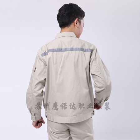 米色拼藏青CVC紗卡電力防護(hù)服AC112-DG